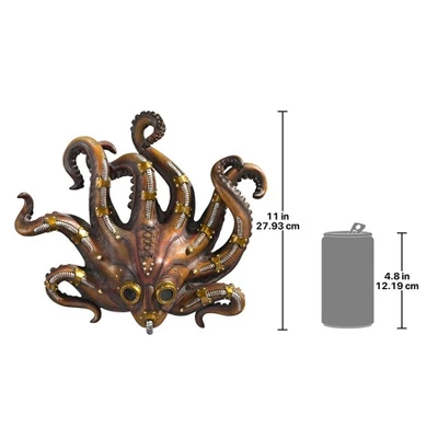 Design Toscano Steampunk Octopod Wall Sculpture 5 Design Toscano Steampunk Octopod Wall Sculpture - Image 3