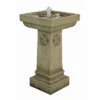 Design Toscano White Chapel Manor Pedestal Garden Fountain - Beige -Design Toscano GUEST cee81375 5aa5 431d a5eb 4b15f632d1a1