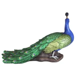 Design Toscano The Regal Peacock Garden Sculpture - Large, Multicolored -Design Toscano GUEST d08a948b 5a68 4e57 bce1 d6e7e7a2484b
