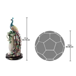 Design Toscano The Peacock's Sanctuary Sculpture