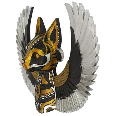 Design Toscano Goddess Bastet, Winged Protector Of The People Cat Wall Sculpture 5 Design Toscano Goddess Bastet, Winged Protector Of The People Cat Wall Sculpture - Image 3
