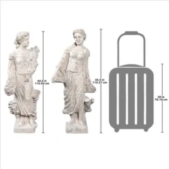 Design Toscano Flora And Proserpina, Goddesses Of Growth Garden Statues: Set Of Two 13 Design Toscano Flora And Proserpina, Goddesses Of Growth Garden Statues: Set Of Two -Design Toscano GUEST d25f5274 9a98 47a7 b717 84143c485065