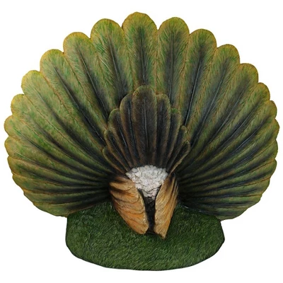 Design Toscano Peacock Plumage Garden Statue - Multicolored 6 Design Toscano Peacock Plumage Garden Statue - Multicolored - Image 4