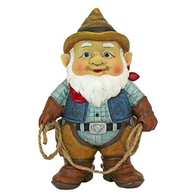 Design Toscano Country Cowboy Klaus Garden Gnome Statue 3 Design Toscano Country Cowboy Klaus Garden Gnome Statue