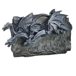 Design Toscano Morgoth Castle Dragons Wall Sculpture
