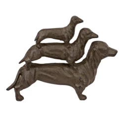 Design Toscano Stacked Hot Dogs Dachshund Cast Iron Statue -Design Toscano GUEST e1177abb 2a94 458f 93f8 106b5a44adde