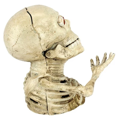 Design Toscano Bugged-Out Hungry Skeleton Cast Iron Mechanical Coin Bank 6 Design Toscano Bugged-Out Hungry Skeleton Cast Iron Mechanical Coin Bank - Image 4