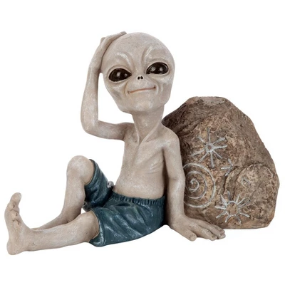 Design Toscano Surfer Dude Out-of-this-World Alien Statue 3 Design Toscano Surfer Dude Out-of-this-World Alien Statue