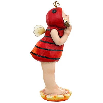Design Toscano Sarah The Lady Bug Fairy Garden Helper Statue 7 Design Toscano Sarah The Lady Bug Fairy Garden Helper Statue - Image 5