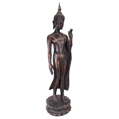 Design Toscano Free From Fear Standing Buddha Statue 4 Design Toscano Free From Fear Standing Buddha Statue - Image 2