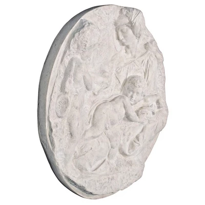 Design Toscano Direct Casting Of The Virgin And Child With The Infant St. John Wall Sculpture 3 Design Toscano Direct Casting Of The Virgin And Child With The Infant St. John Wall Sculpture