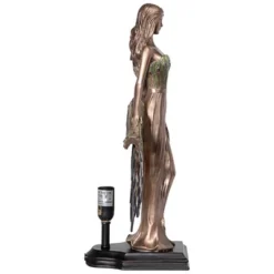 Design Toscano Peacock Priestess Tiffany-Style Stained Glass Illuminated Sculpture -Design Toscano GUEST e8093fa4 fc05 4604 a104 35f9f2e5f55c