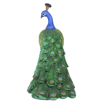 Design Toscano The Regal Peacock Garden Statue - Multicolored 4 Design Toscano The Regal Peacock Garden Statue - Multicolored - Image 2