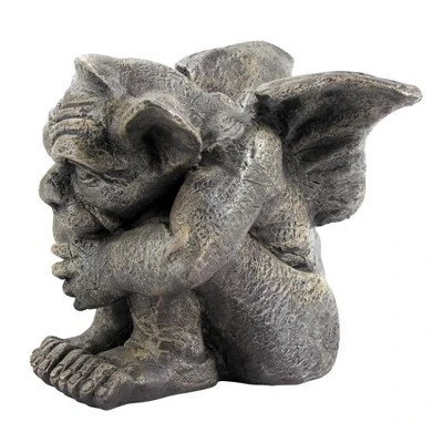 Design Toscano Emmett The Gargoyle Sculpture: Set Of Two Small 5 Design Toscano Emmett The Gargoyle Sculpture: Set Of Two Small - Image 3