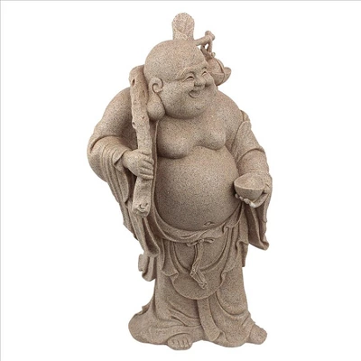 Design Toscano Wandering Happy Hotei Buddha Statue 5 Design Toscano Wandering Happy Hotei Buddha Statue - Image 3