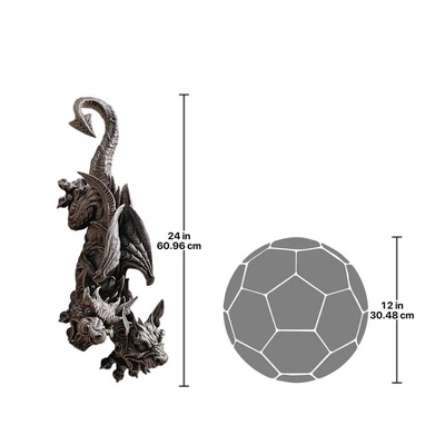 Design Toscano Double Trouble Hanging Gargoyle Sculpture 4 Design Toscano Double Trouble Hanging Gargoyle Sculpture - Image 2