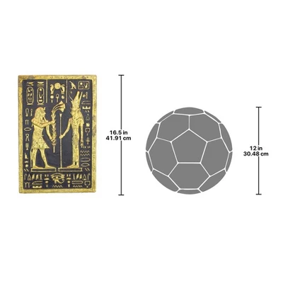 Design Toscano Pharaoh Seti Offering To The Goddess Mut Wall Sculpture 5 Design Toscano Pharaoh Seti Offering To The Goddess Mut Wall Sculpture - Image 3