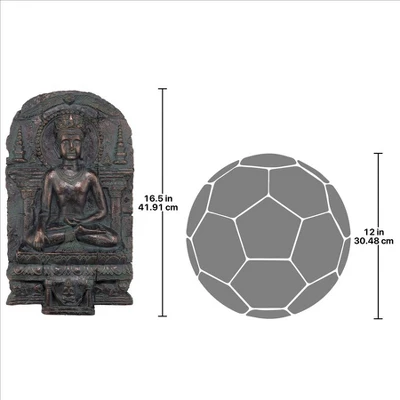Design Toscano Earth Witness Buddha Wall Sculpture 9 Design Toscano Earth Witness Buddha Wall Sculpture - Image 7