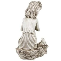 Design Toscano Pausing By The Pond Little Girl Garden Statue -Design Toscano GUEST f298a985 1fd2 41ab b5bc c1d2945225ce
