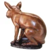 Design Toscano The Observant Sitting Fox Cast Bronze Garden Statue