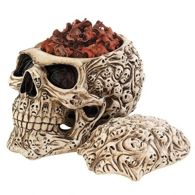 Design Toscano Skull's Soul Spirit Sculptural Box 3 Design Toscano Skull's Soul Spirit Sculptural Box
