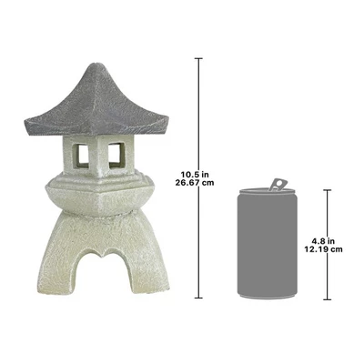 Design Toscano Pagoda Lantern Sculpture: Set Of Two Medium 6 Design Toscano Pagoda Lantern Sculpture: Set Of Two Medium - Image 4