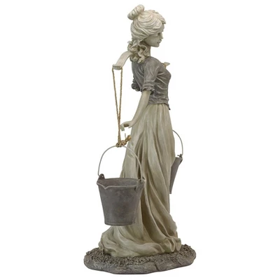 Design Toscano Magdalene The Danish Milkmaid Garden Woman Statue 4 Design Toscano Magdalene The Danish Milkmaid Garden Woman Statue - Image 2