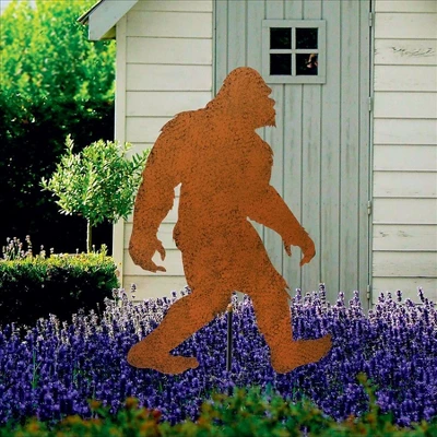 Design Toscano Bigfoot Spotted Metal Silhouette Yeti Garden Stake 3 Design Toscano Bigfoot Spotted Metal Silhouette Yeti Garden Stake