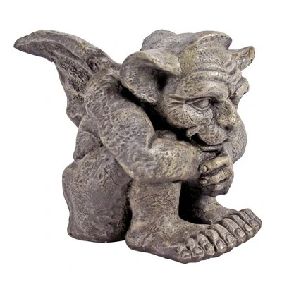 Design Toscano Emmett The Gargoyle Sculpture: Set Of Two Small 3 Design Toscano Emmett The Gargoyle Sculpture: Set Of Two Small