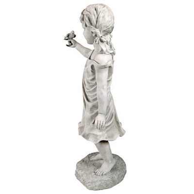Design Toscano Mary Frances And Her Feathered Friends Garden Girl Statue 4 Design Toscano Mary Frances And Her Feathered Friends Garden Girl Statue - Image 2
